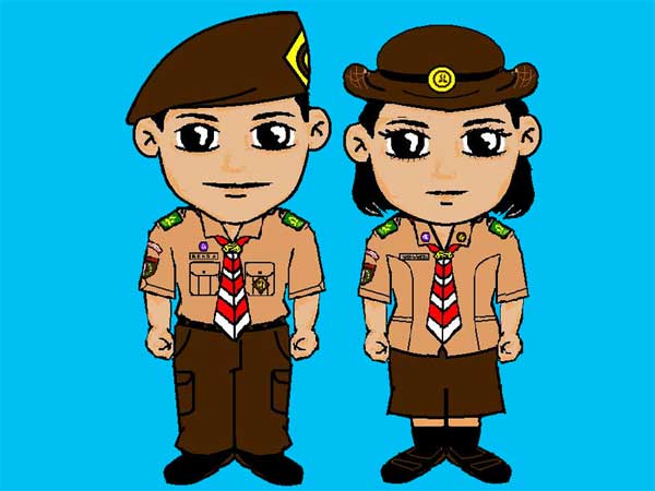 Gambar Karikatur Tentang Pramuka 55 Koleksi Gambar