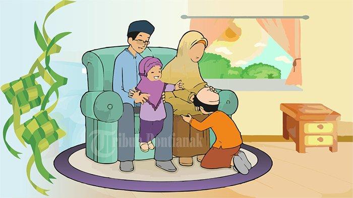 Detail Gambar Karikatur Ucapan Lebaran Nomer 38