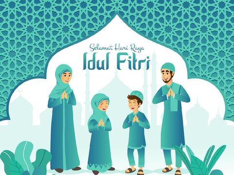 Detail Gambar Karikatur Ucapan Lebaran Nomer 40