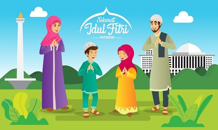Detail Gambar Karikatur Ucapan Lebaran Nomer 50