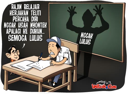 Detail Gambar Karikatur Ujian Nasional Nomer 13