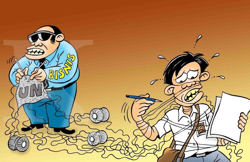 Detail Gambar Karikatur Ujian Nasional Nomer 27