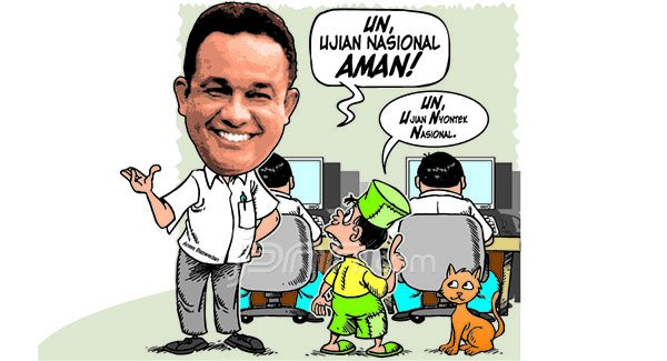 Detail Gambar Karikatur Ujian Nasional Nomer 36