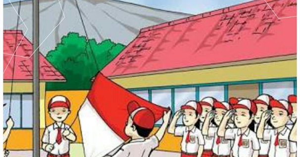 Detail Gambar Karikatur Upacara Bendera Nomer 10