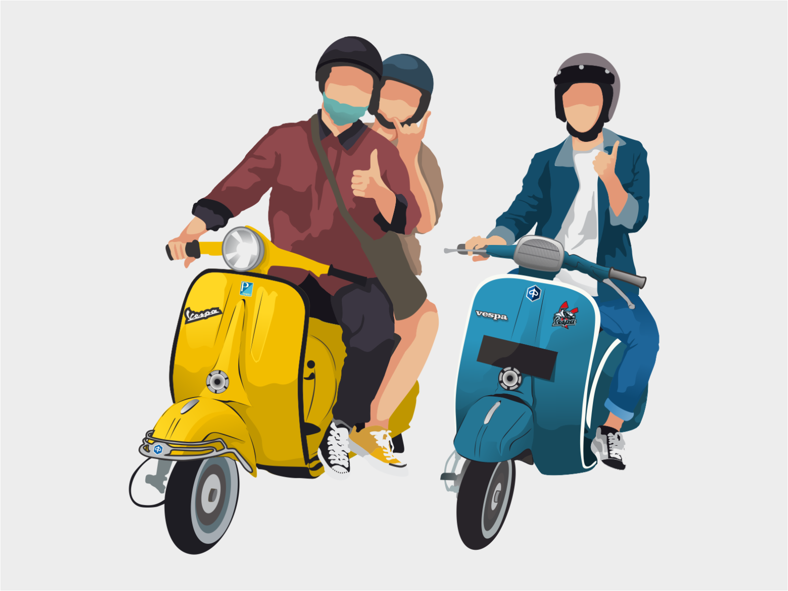 Detail Gambar Karikatur Vespa Nomer 29