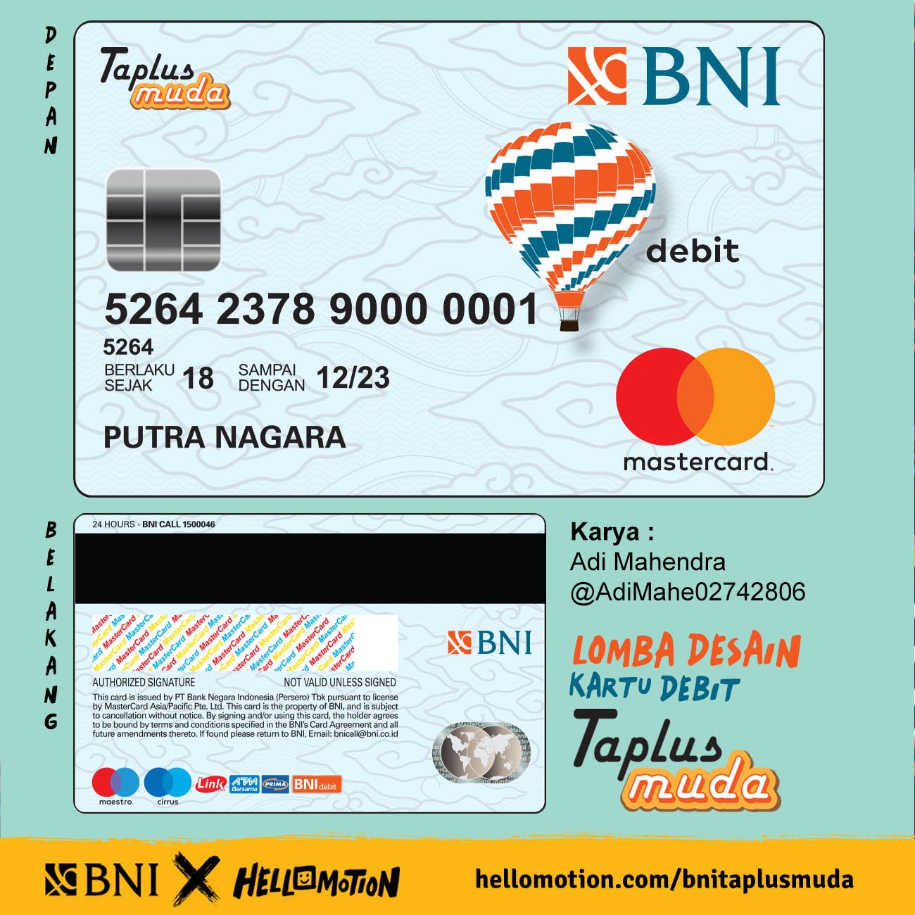 Detail Gambar Kartu Atm Bni Taplus Muda Nomer 47