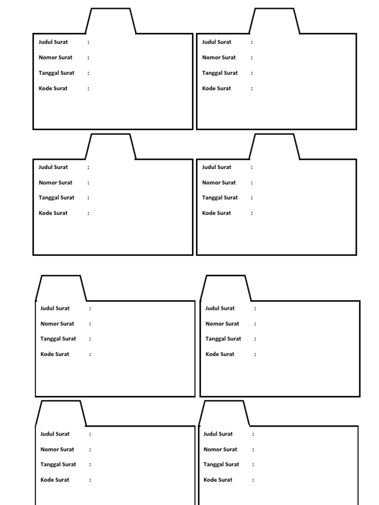 Detail Gambar Kartu Indeks Nomer 3