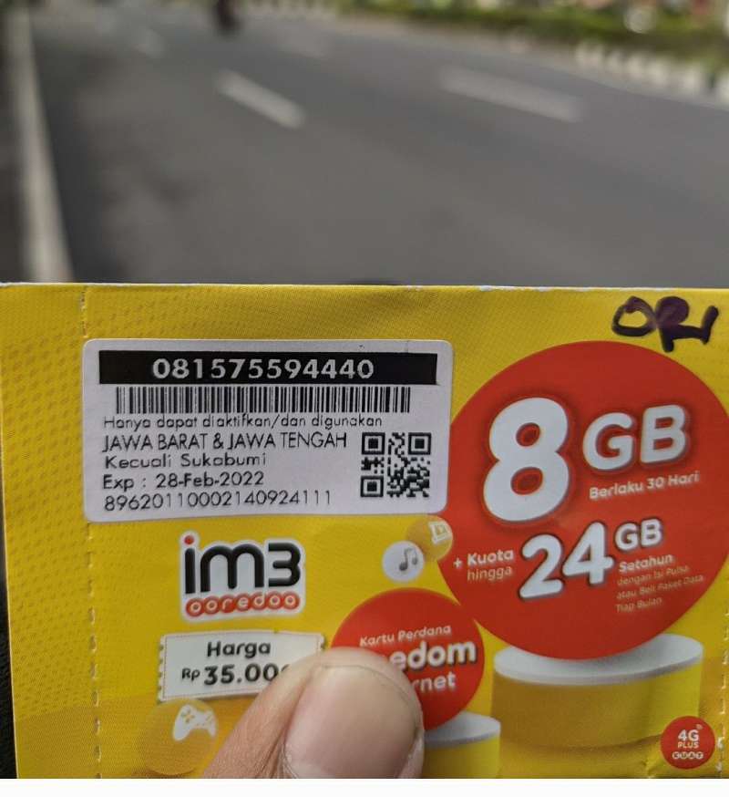 Detail Gambar Kartu Indosat Nomer 22