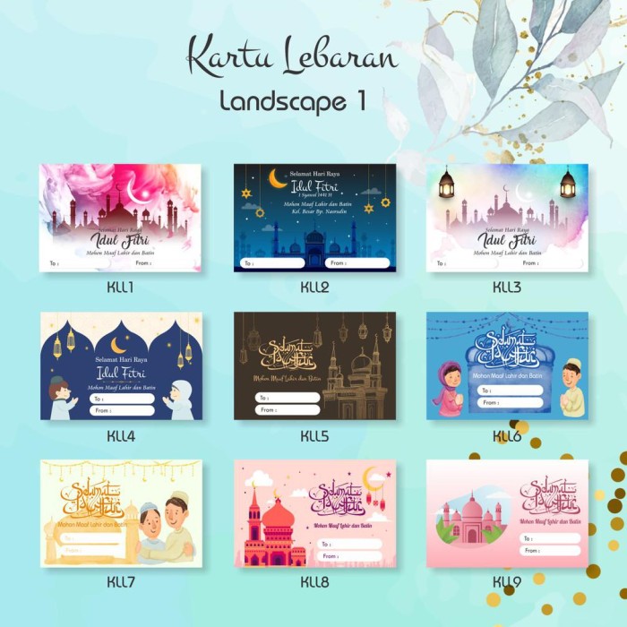 Detail Gambar Kartu Lebaran Idul Fitri Nomer 55