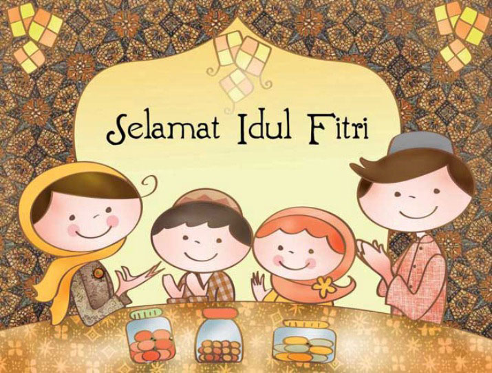 Detail Gambar Kartu Lebaran Lucu Nomer 42