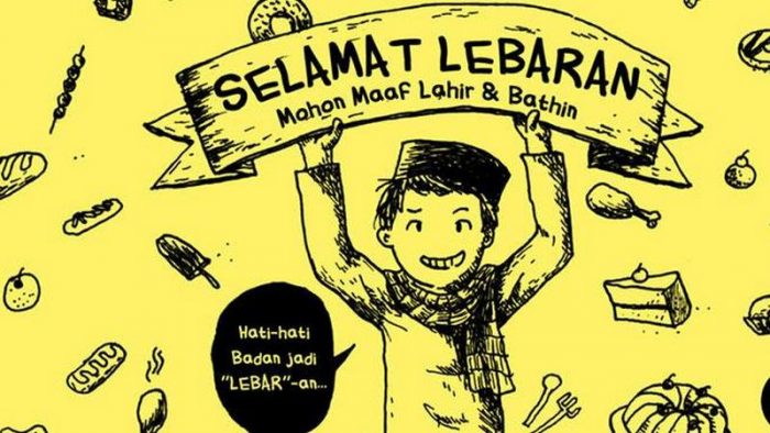 Detail Gambar Kartu Lebaran Lucu Nomer 55