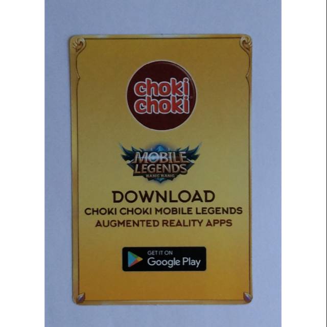 Detail Gambar Kartu Mobile Legends Choki Choki Nomer 39
