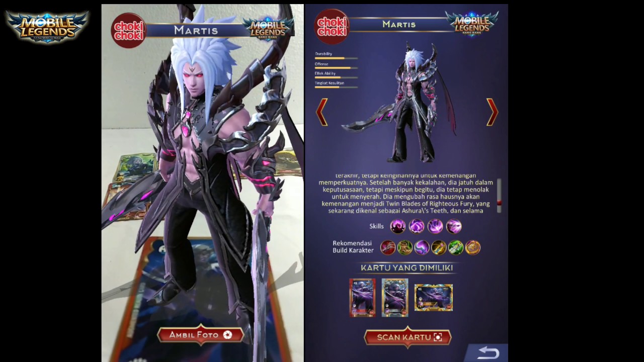 Detail Gambar Kartu Mobile Legends Choki Choki Nomer 44