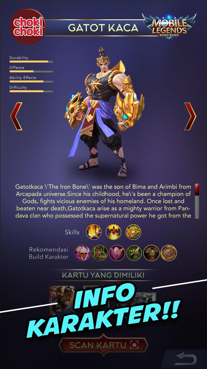 Detail Gambar Kartu Mobile Legends Choki Choki Nomer 52