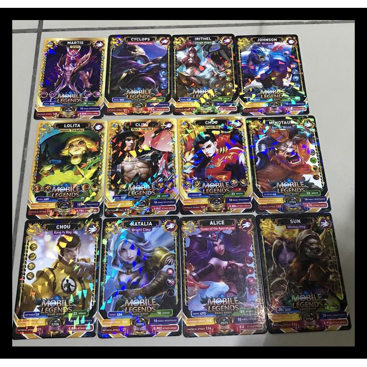 Detail Gambar Kartu Mobile Legends Choki Choki Nomer 54