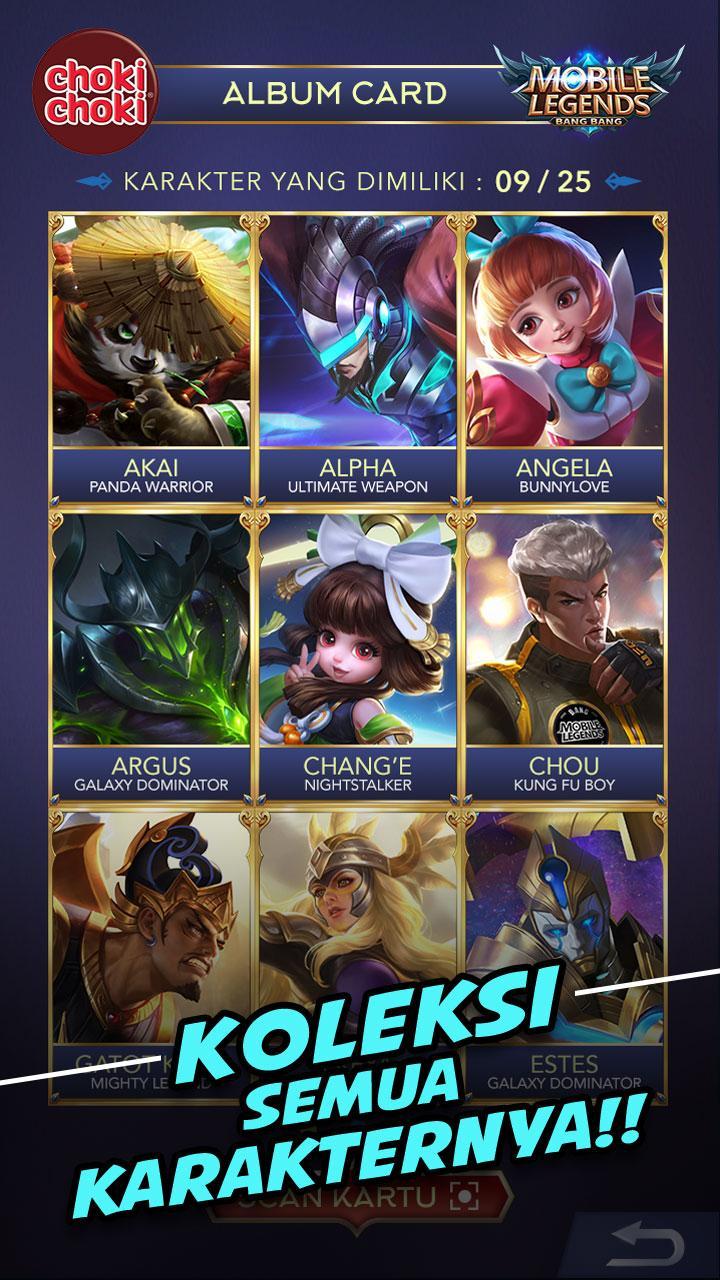 Detail Gambar Kartu Mobile Legends Choki Choki Nomer 7