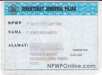 Detail Gambar Kartu Npwp Nomer 43