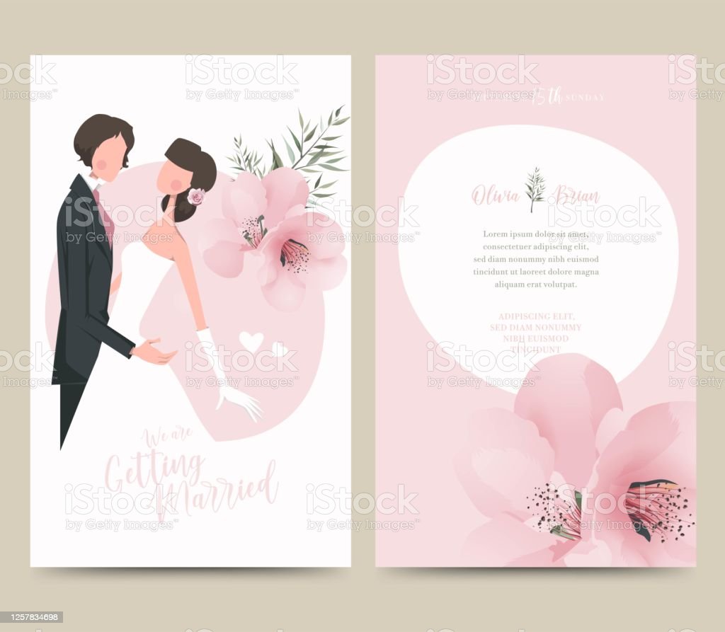 Detail Gambar Kartu Pengantin Nomer 43