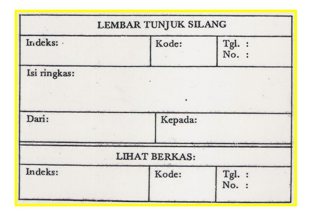 Detail Gambar Kartu Tunjuk Silang Nomer 3