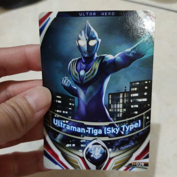 Detail Gambar Kartu Ultraman Tiga Nomer 12