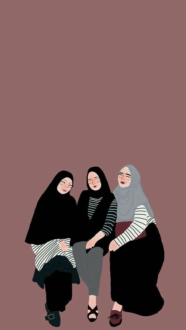 Detail Gambar Kartun 3 Sahabat Berhijab Nomer 20