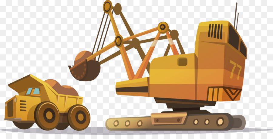 Detail Gambar Kartun Alat Berat Excavator Nomer 57