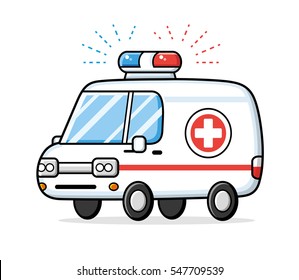 Detail Gambar Kartun Ambulance Nomer 5