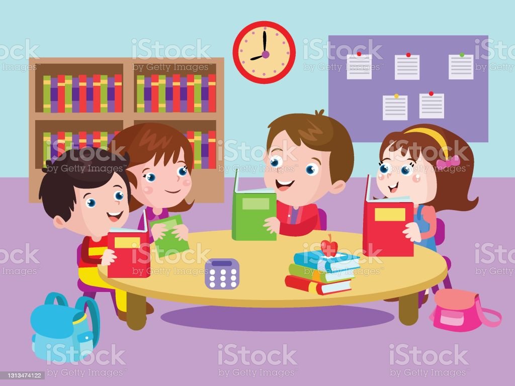 Detail Gambar Kartun Anak Anak Belajar Nomer 33