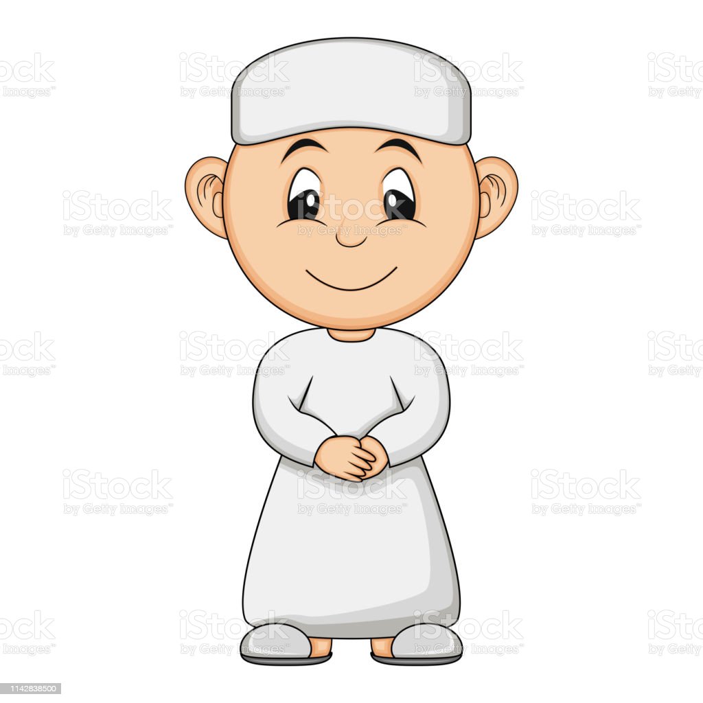 Detail Gambar Kartun Anak Laki Laki Muslim Nomer 2