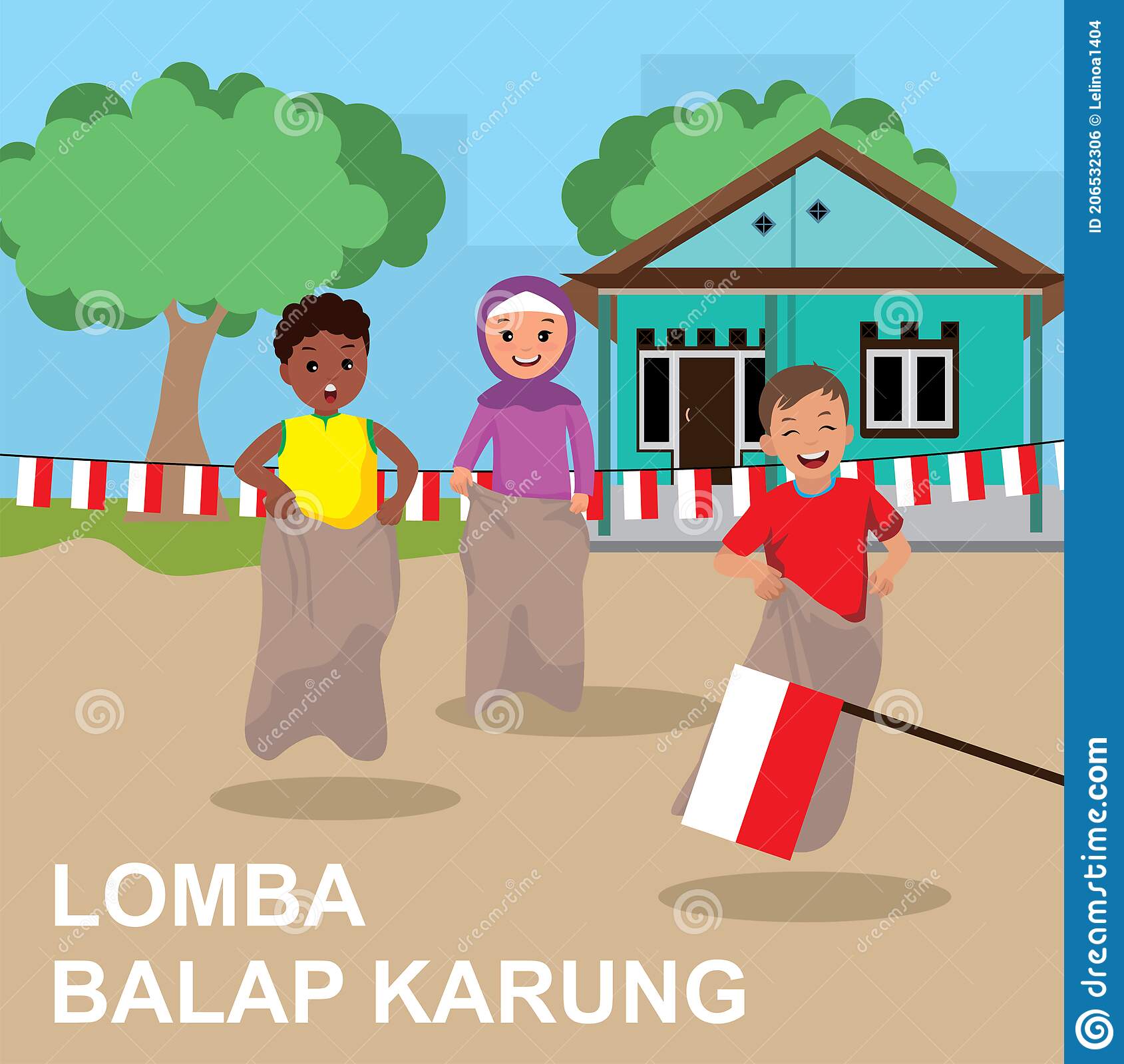 Detail Gambar Kartun Anak Lomba Nomer 31