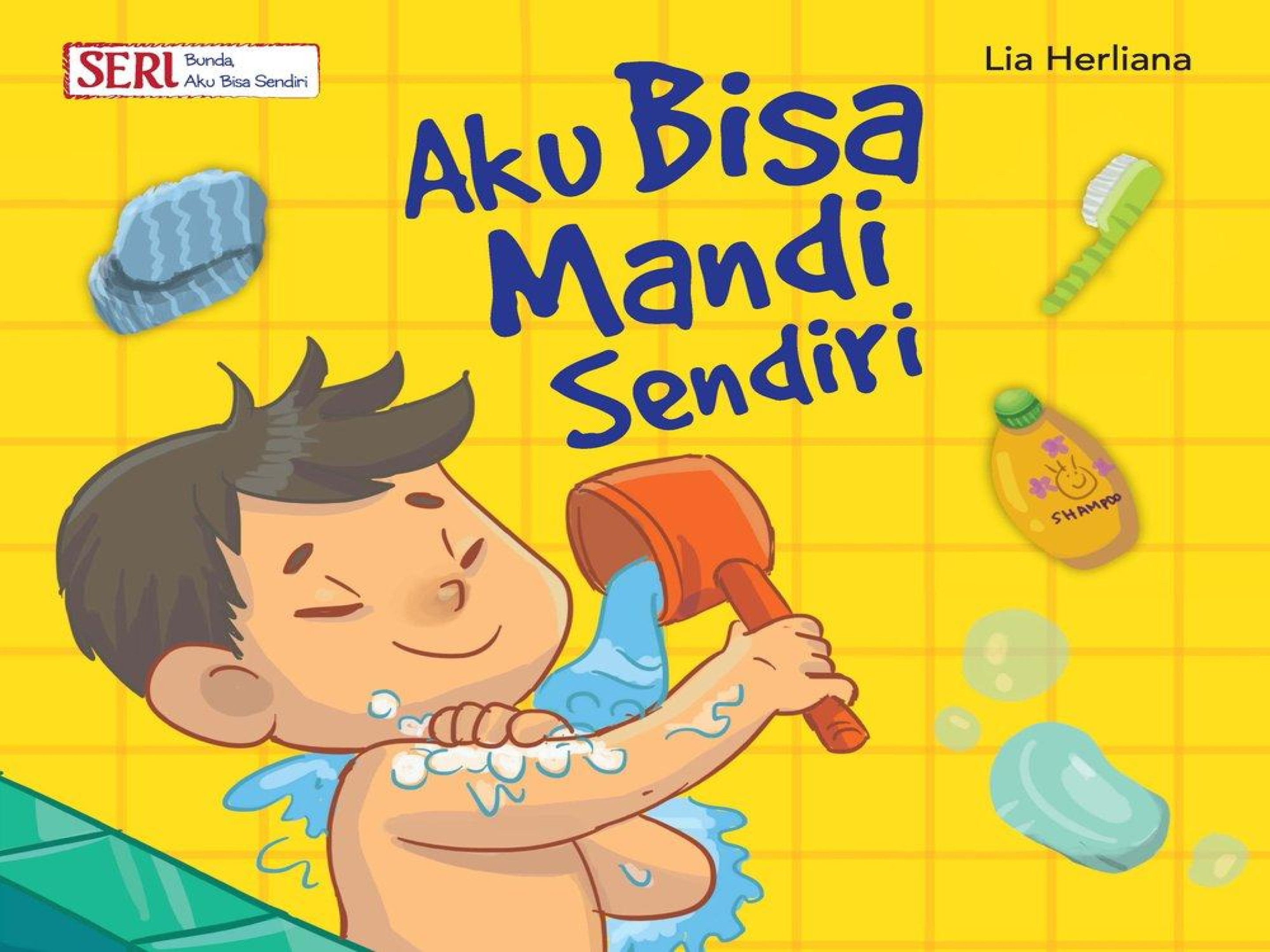 Gambar Kartun Anak Mandi Mandiri Versi Tk - KibrisPDR