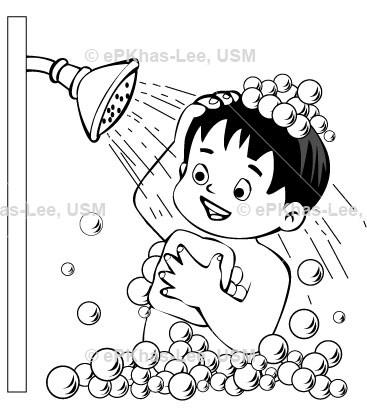 Detail Gambar Kartun Anak Mandi Mandiri Versi Tk Nomer 4