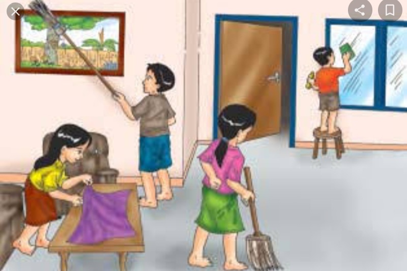 Detail Gambar Kartun Anak Membereskan Ruang Kelas Nomer 24