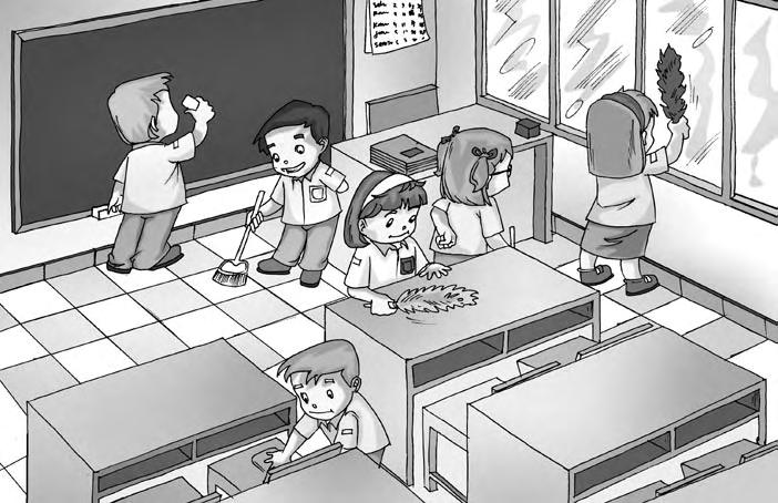 Detail Gambar Kartun Anak Membereskan Ruang Kelas Nomer 51