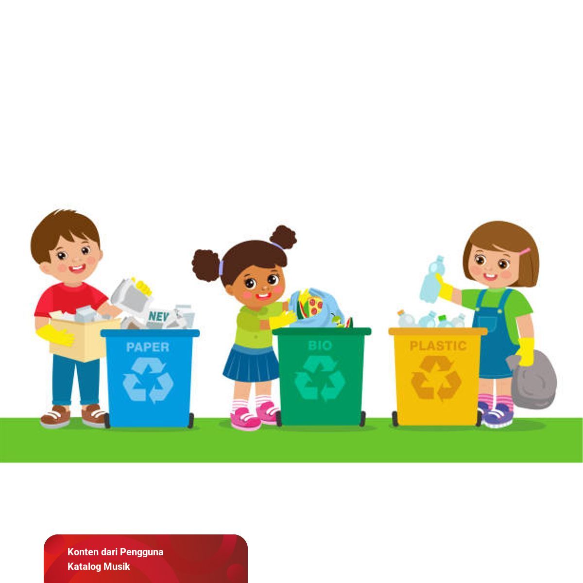 Detail Gambar Kartun Anak Membuang Sampah Di Tempatnya Nomer 19