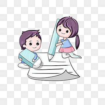 Detail Gambar Kartun Anak Menulis Nomer 27
