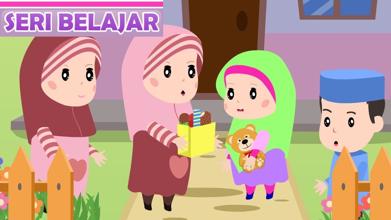 Detail Gambar Kartun Anak Muslim Belajar Nomer 21