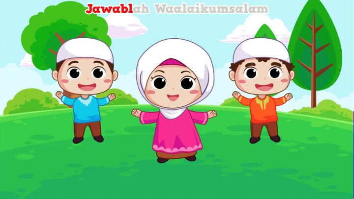 Detail Gambar Kartun Anak Muslim Belajar Nomer 55