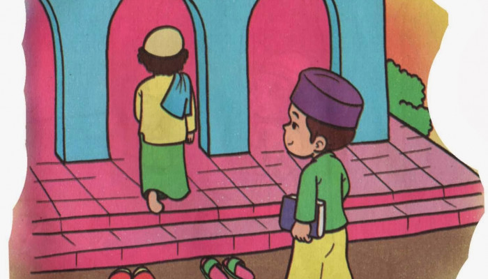 Detail Gambar Kartun Anak Muslim Pergi Ke Masjid Nomer 10