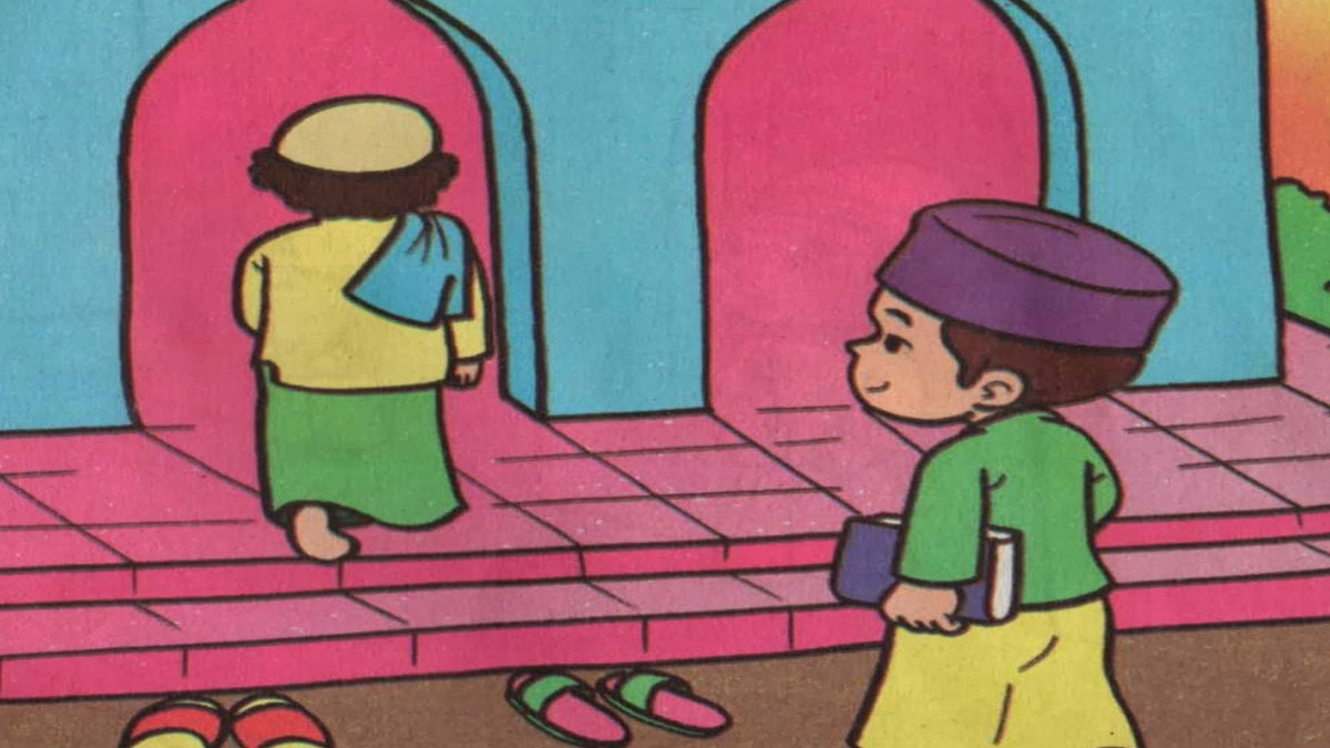 Detail Gambar Kartun Anak Muslim Pergi Ke Masjid Nomer 36