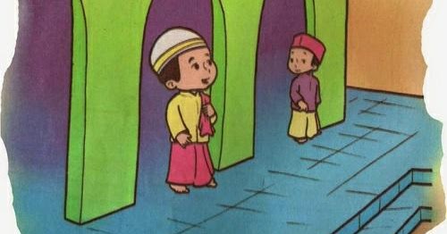 Detail Gambar Kartun Anak Muslim Pergi Ke Masjid Nomer 38