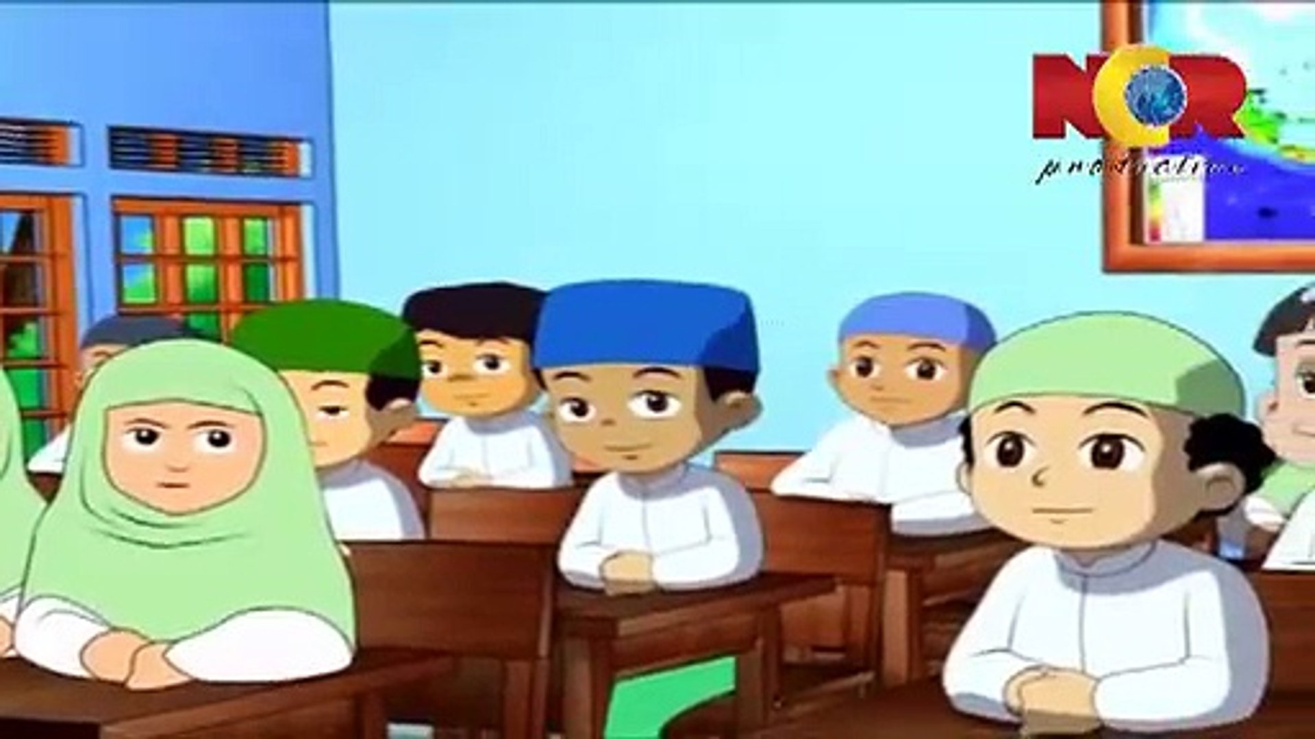 Detail Gambar Kartun Anak Muslim Sekolah Nomer 15