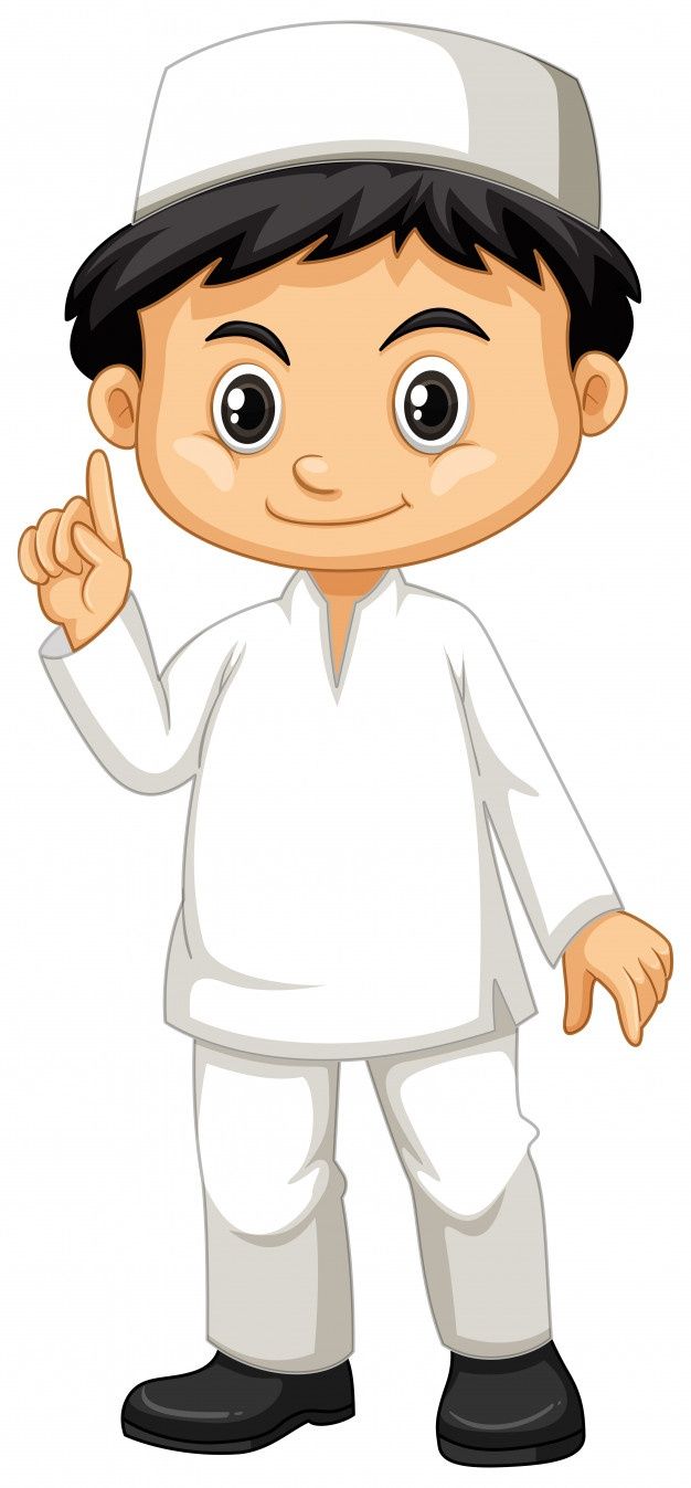 Detail Gambar Kartun Anak Muslim Vector Nomer 21