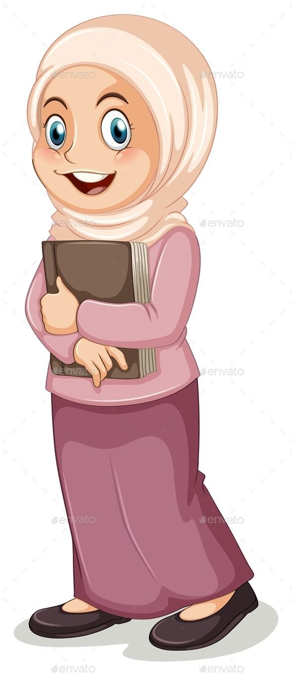 Detail Gambar Kartun Anak Muslim Vector Nomer 42