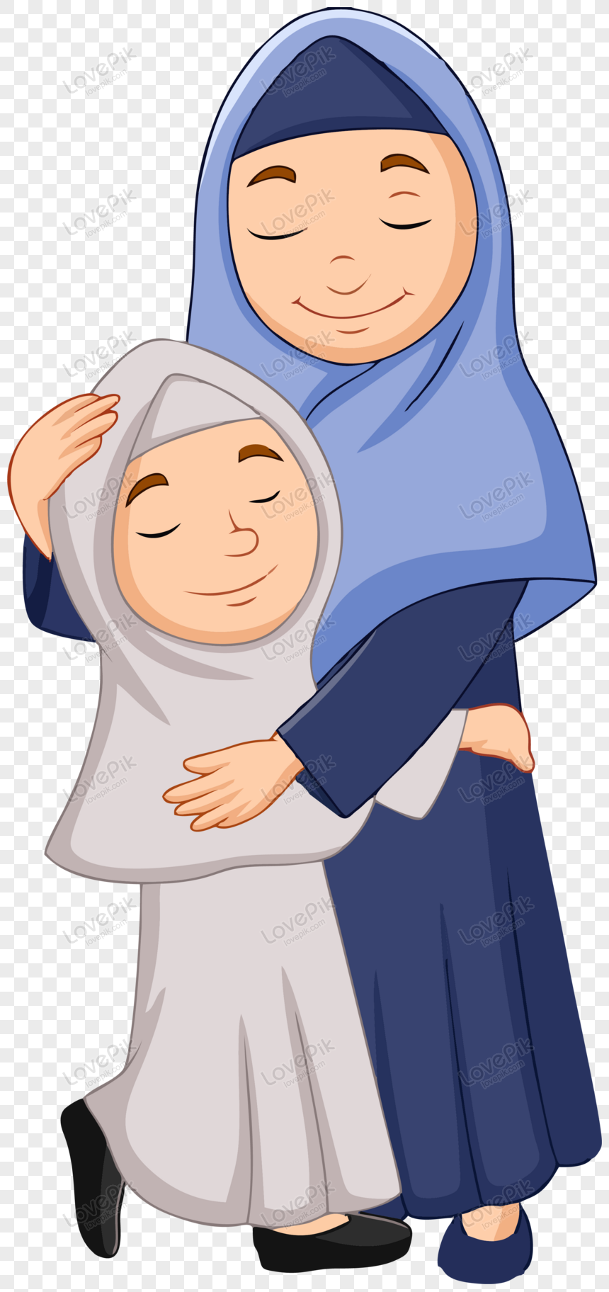 Detail Gambar Kartun Anak Muslim Vector Nomer 49