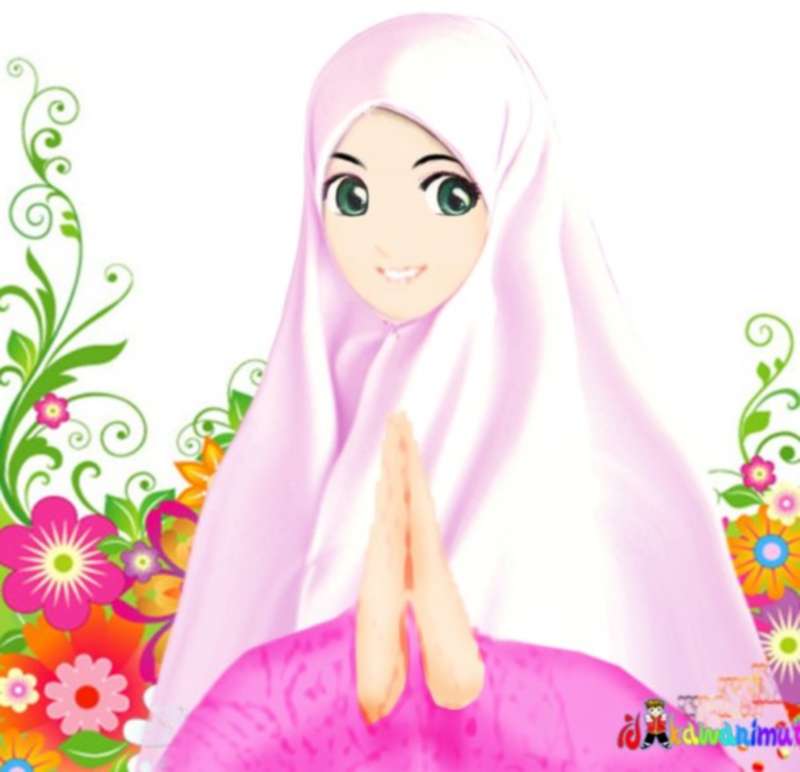 Detail Gambar Kartun Anak Muslimah Imut Nomer 56