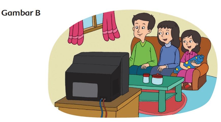 Detail Gambar Kartun Anak Nonton Televisi Nomer 11