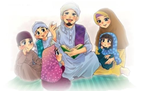 Detail Gambar Kartun Anak Pakai Peci Dan Jilbab Nomer 48