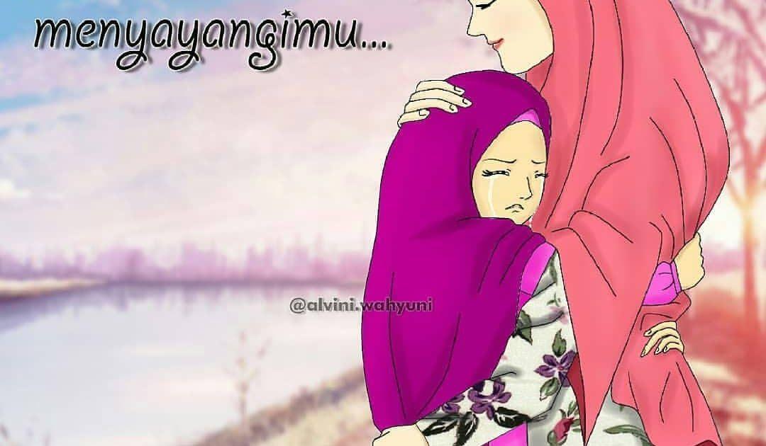 Detail Gambar Kartun Anak Perempuan Muslim Nomer 43