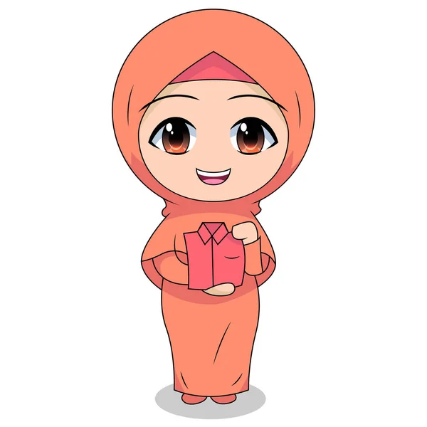 Detail Gambar Kartun Anak Perempuan Muslimah Nomer 12